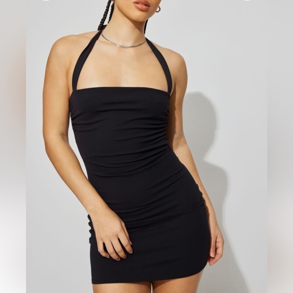 Garage Halter Tie Back Dress